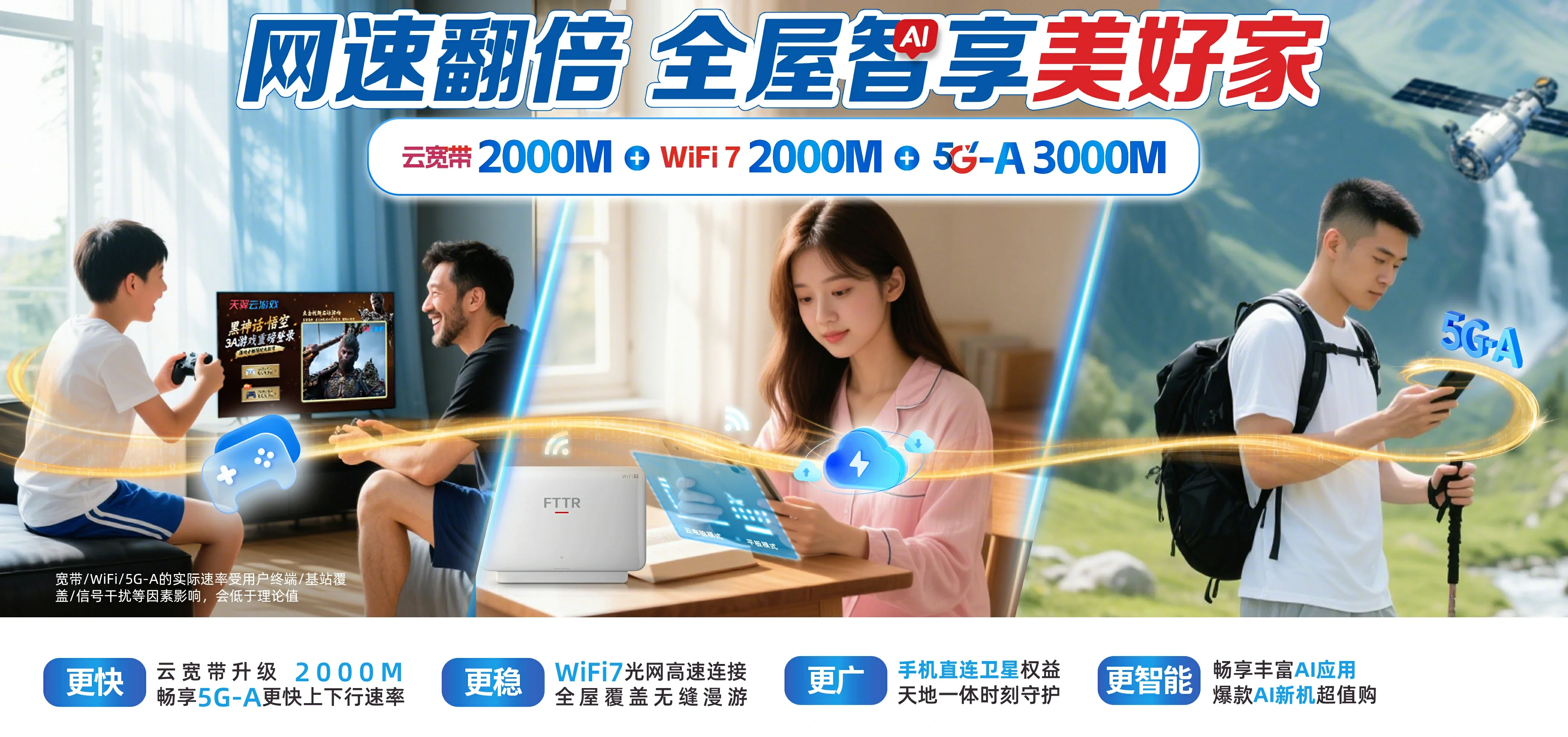 中国电信 望都县电信宽带 宽带套餐